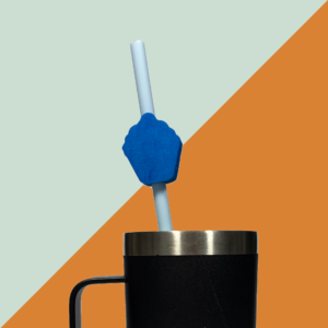 Straw Topper - Cupcake - 2 Pack