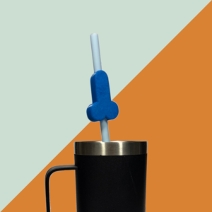 Straw Topper - Penis - 2 Pack