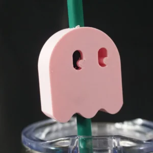 Straw Topper - Pacman Ghost - 2 Pack